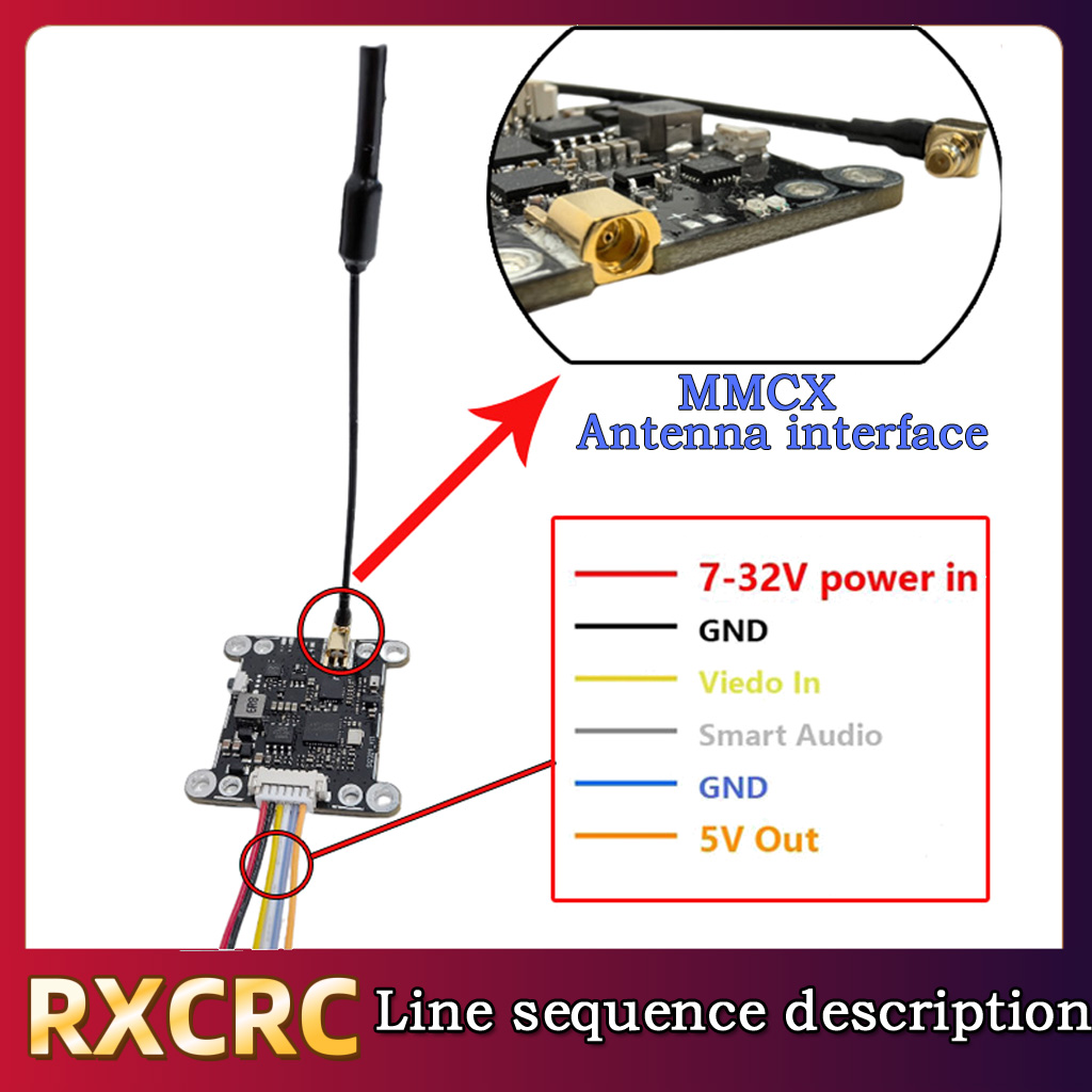 RXCRC 5.8G Module 48CH 1.6W VT - Drone Rc Toy ulasan dan harga