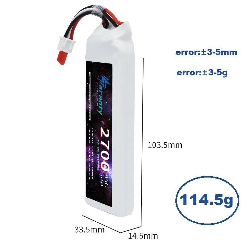 1/3PCS 2S 7.4V Lipo Battery 27 - Drone Rc Leading ulasan dan harga