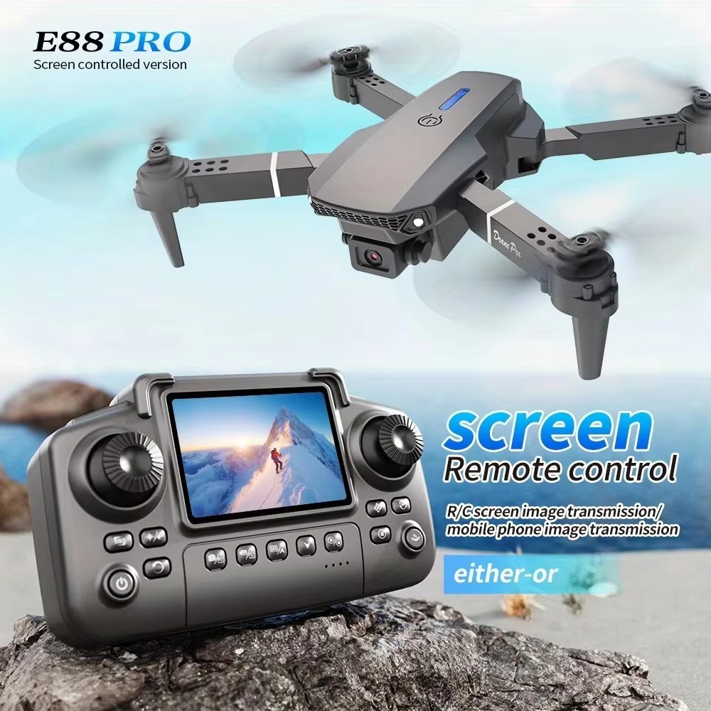 2026 New E88 Drone 4K Dual-Cam - Drone E88 Rc Quadcopter ulasan dan harga