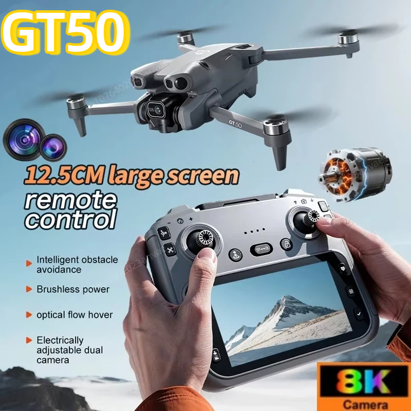 GT50 RC Drone 8K HD Aerial Pho - Drone Ae Rc ulasan dan harga
