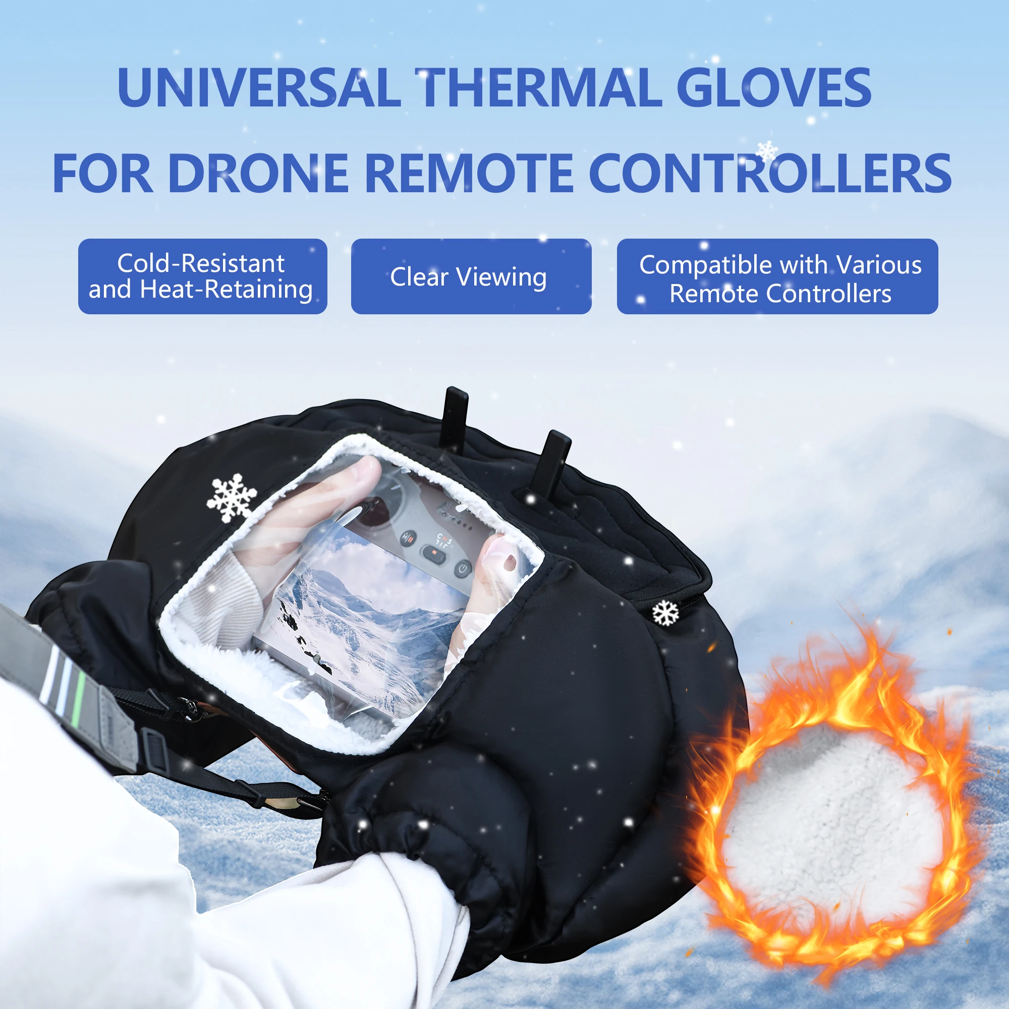 Winter Warm Gloves Drone Fligh - Drone Dji Rc Pro ulasan dan harga